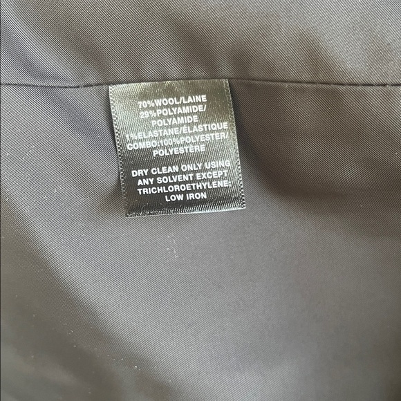 Lafayette 148 New York Wool Blend Black Blazer Size 2 - Picture 9 of 14